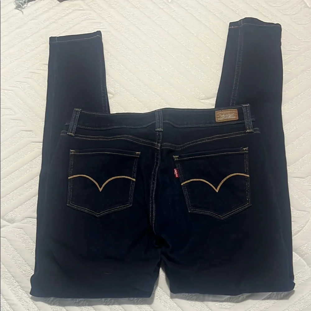 Levi’s Classic Navy Skinny Jeans - Picture 2 of 7